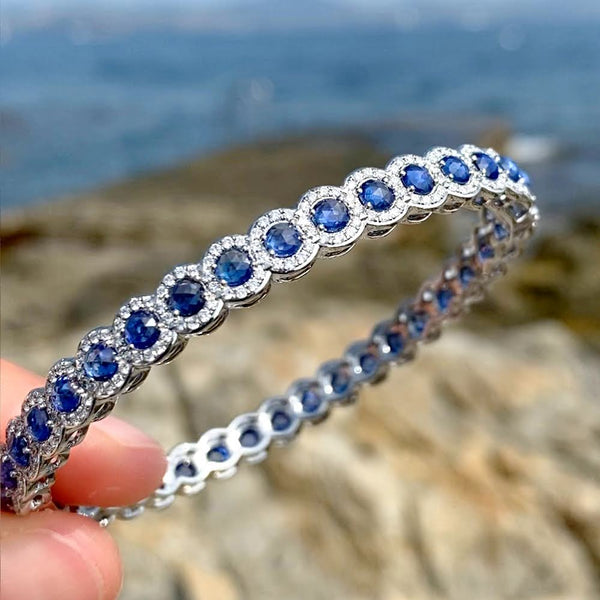 64Facets_Sapphire Bangle