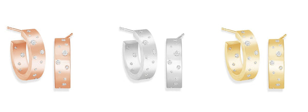 Louis Vuitton Nanogram Hoop Earrings Metal Mini