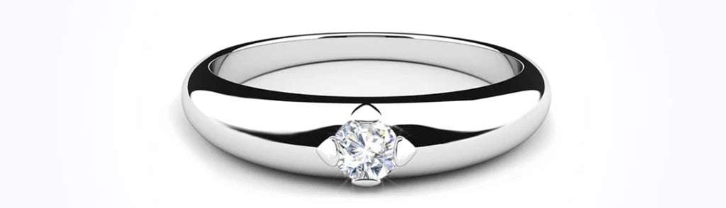 64Facets Engagement Ring