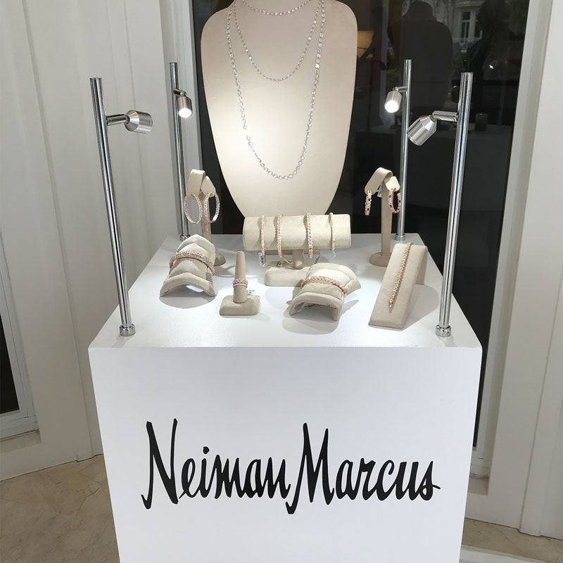 64facets fine jewelry displayed in Neiman Marcus stores country wide