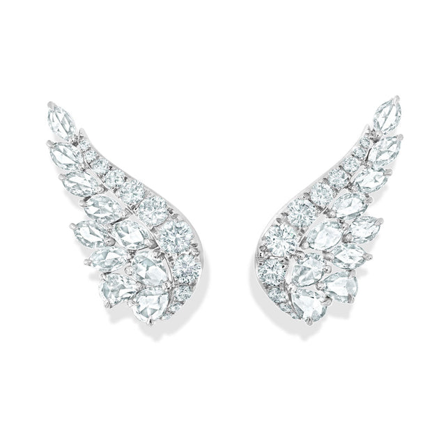 crawler diamond earrings