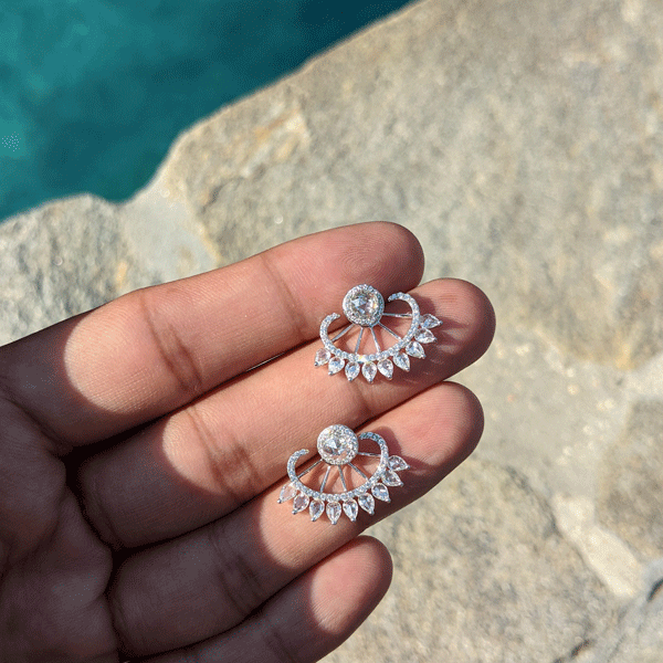 earring jacket for diamond studs