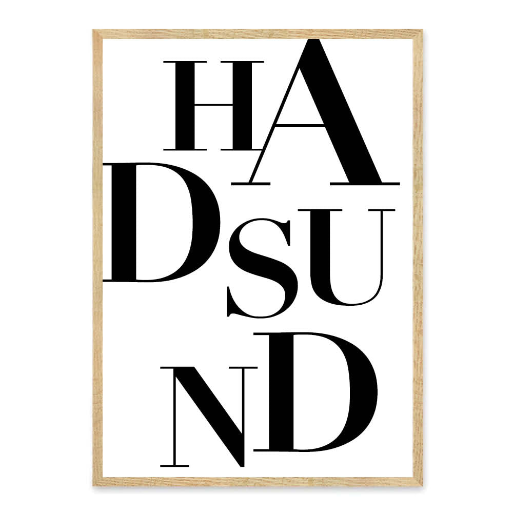 Udvidelse aflevere Universitet Hadsund plakat - Danmarks største udvalg af byplakater – Homedec.dk