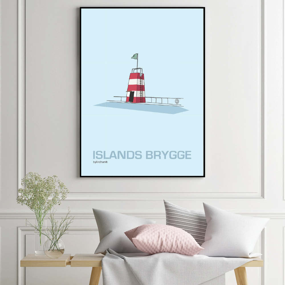 Islands plakat - af By Lindhardt – Homedec.dk