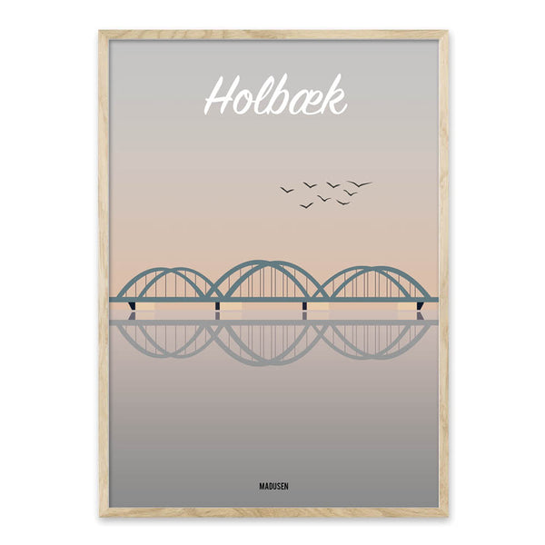 Holbæk Munkholmbroen Plakat