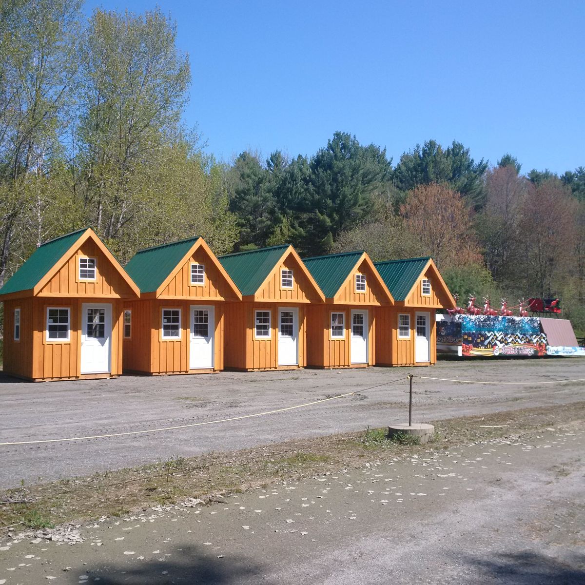 Cabins and bunkies for campground by Log Furniture and More