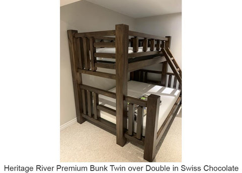 thick pine bunk bed canada