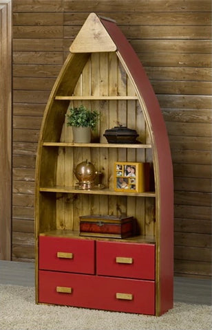 canoe shelf with drawers canada canoe bookshelf