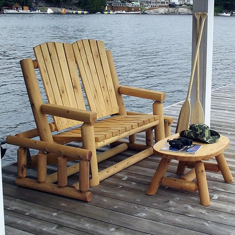 Muskoka Bench by the lake made in Canada.