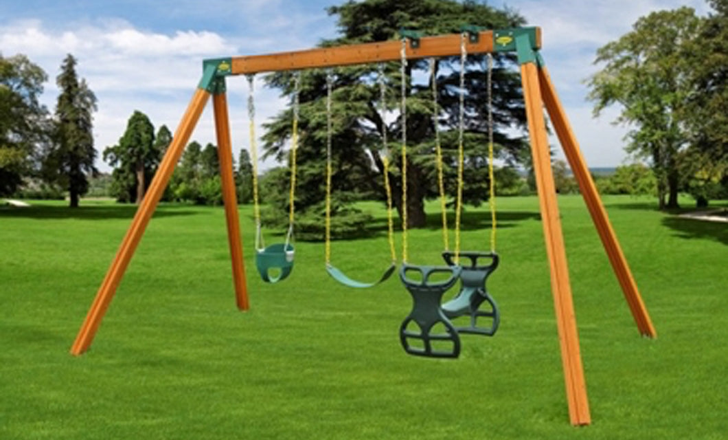 kiddie swing set