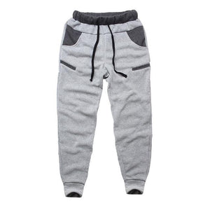baggy grey tracksuit bottoms