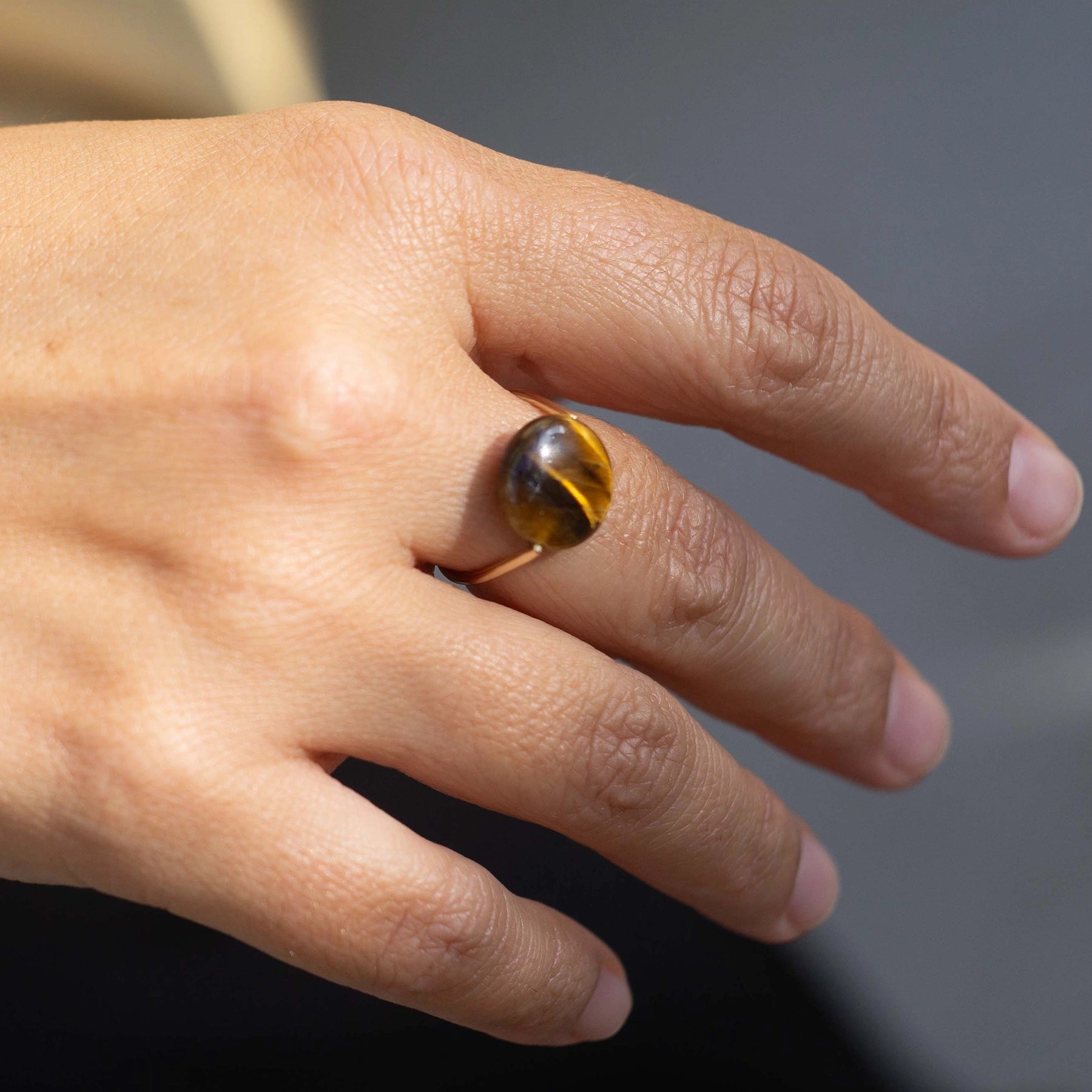 TIGERS EYE RING
