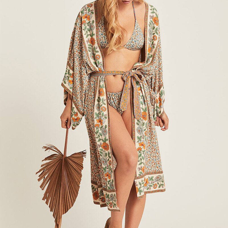 long sleeve beach cover up