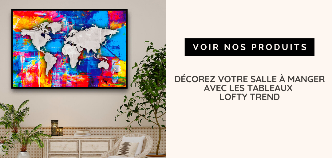 tableau monde colore