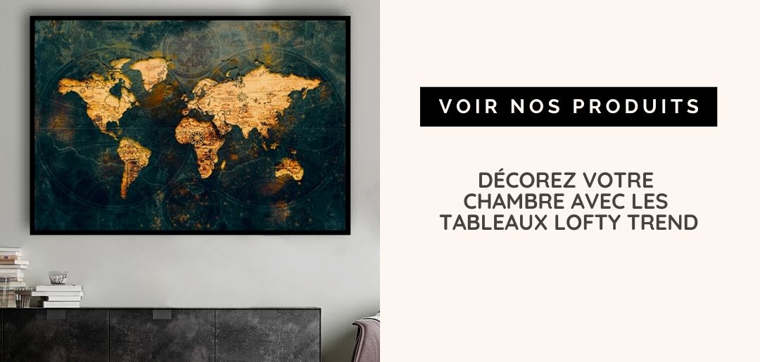 tableau mappemonde xxl