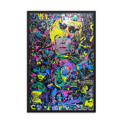 Tableau Déco Andy Warhol Graffiti