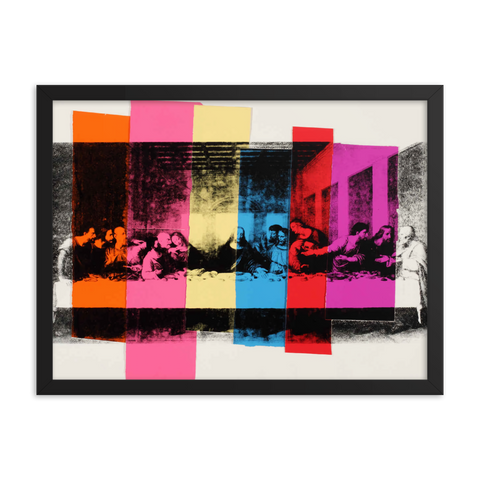 Tableau Déco Andy Warhol la Scène