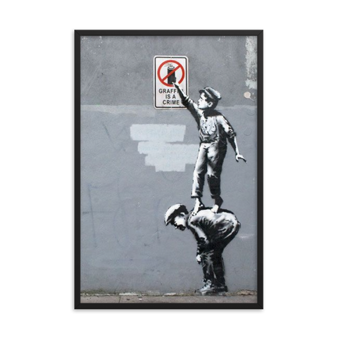 Tableau Déco Banksy les Filous