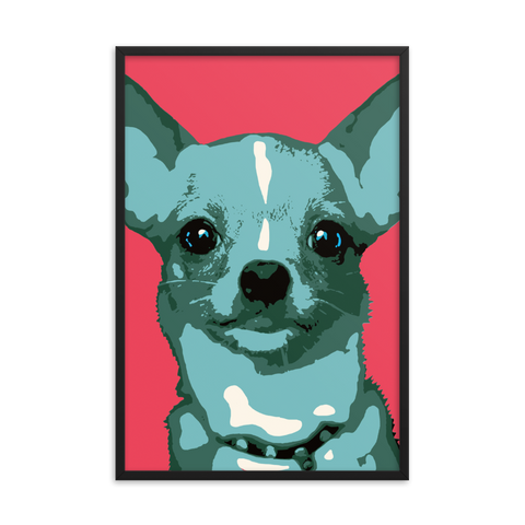 Tableau Déco Chien Pop Art Chihuahua