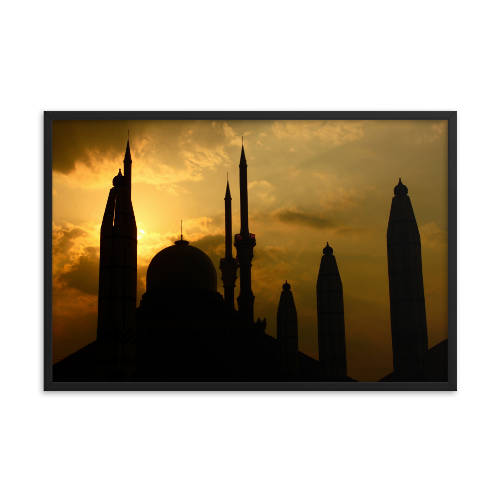 Tableau Déco Islam Moderne Mosquée