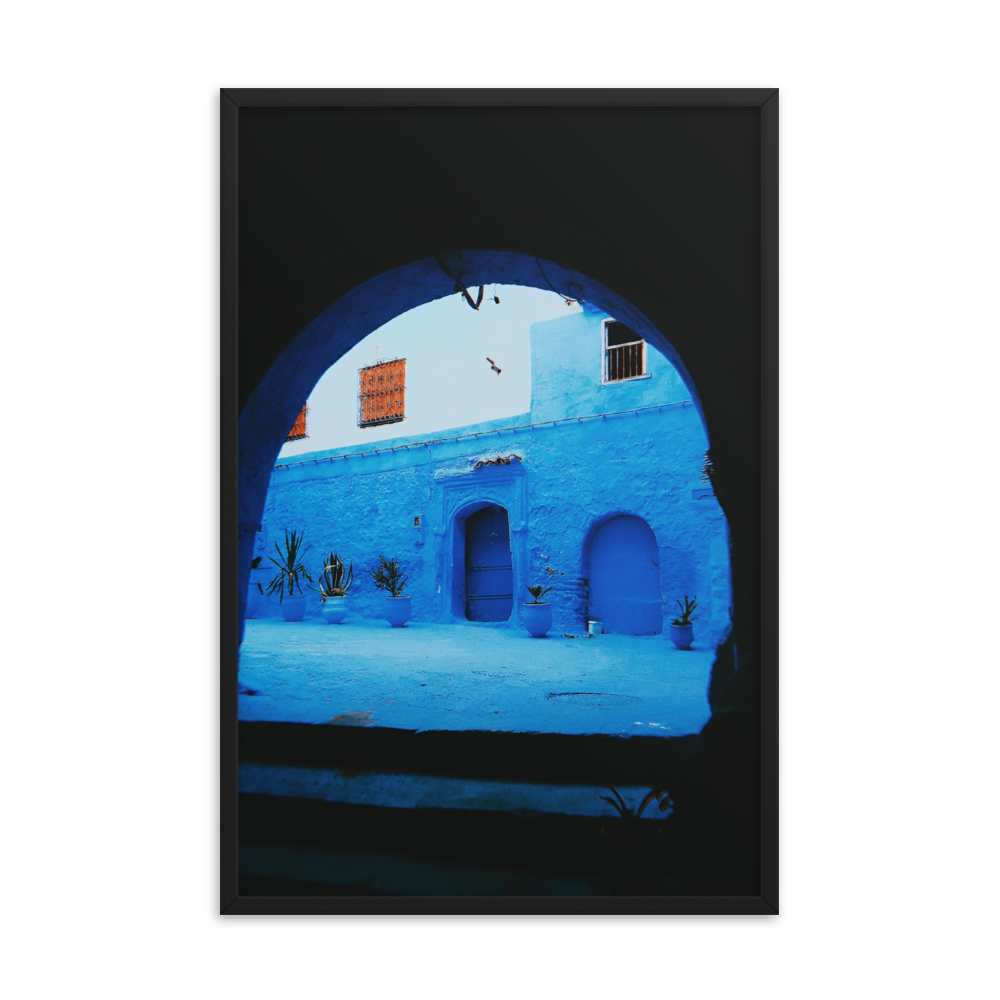 Tableau Déco Marocain Bleu