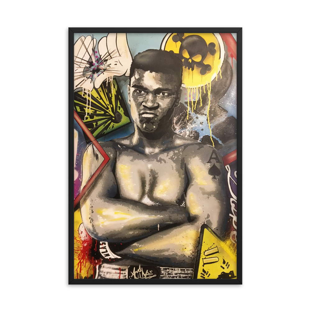 Tableau déco Muhammad Ali Coloré