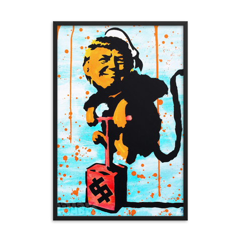 Tableau Déco Singe Pop Art Trump