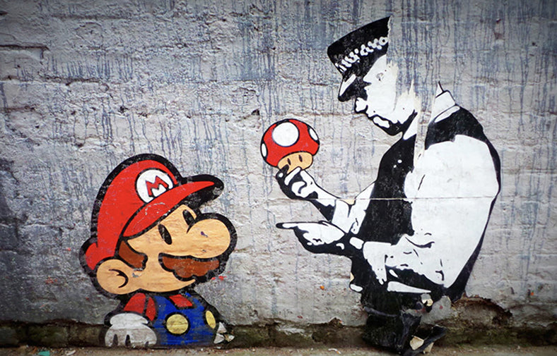 banksy mario