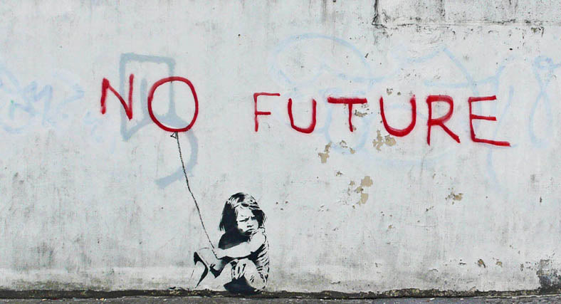 banksy no future