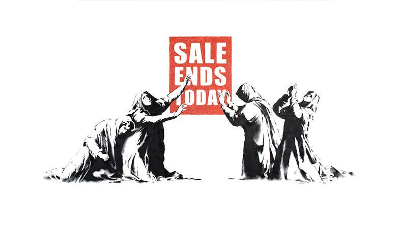 banksy sale ends today print
