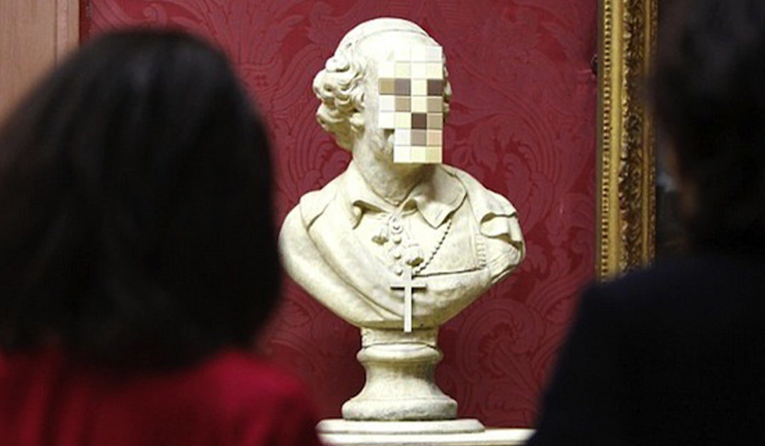 cardinal sin sculpture banksy