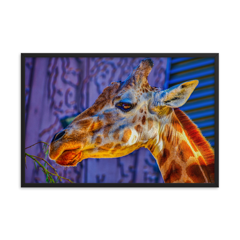 Tableau Déco Tête de Girafe Lumineuse