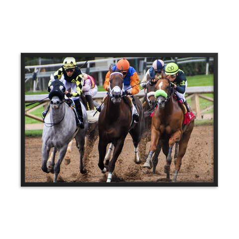 Tableau Déco Chevaux de Course (Longchamp)