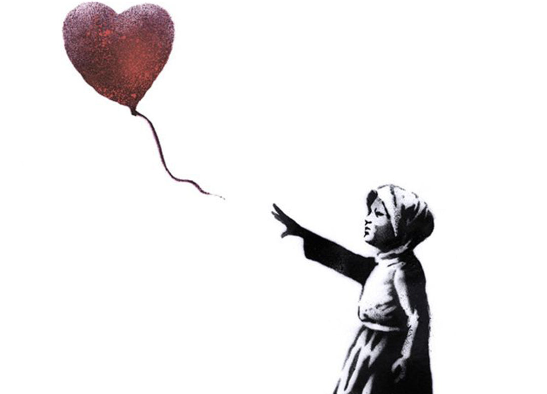 street art banksy la petite fille au ballon