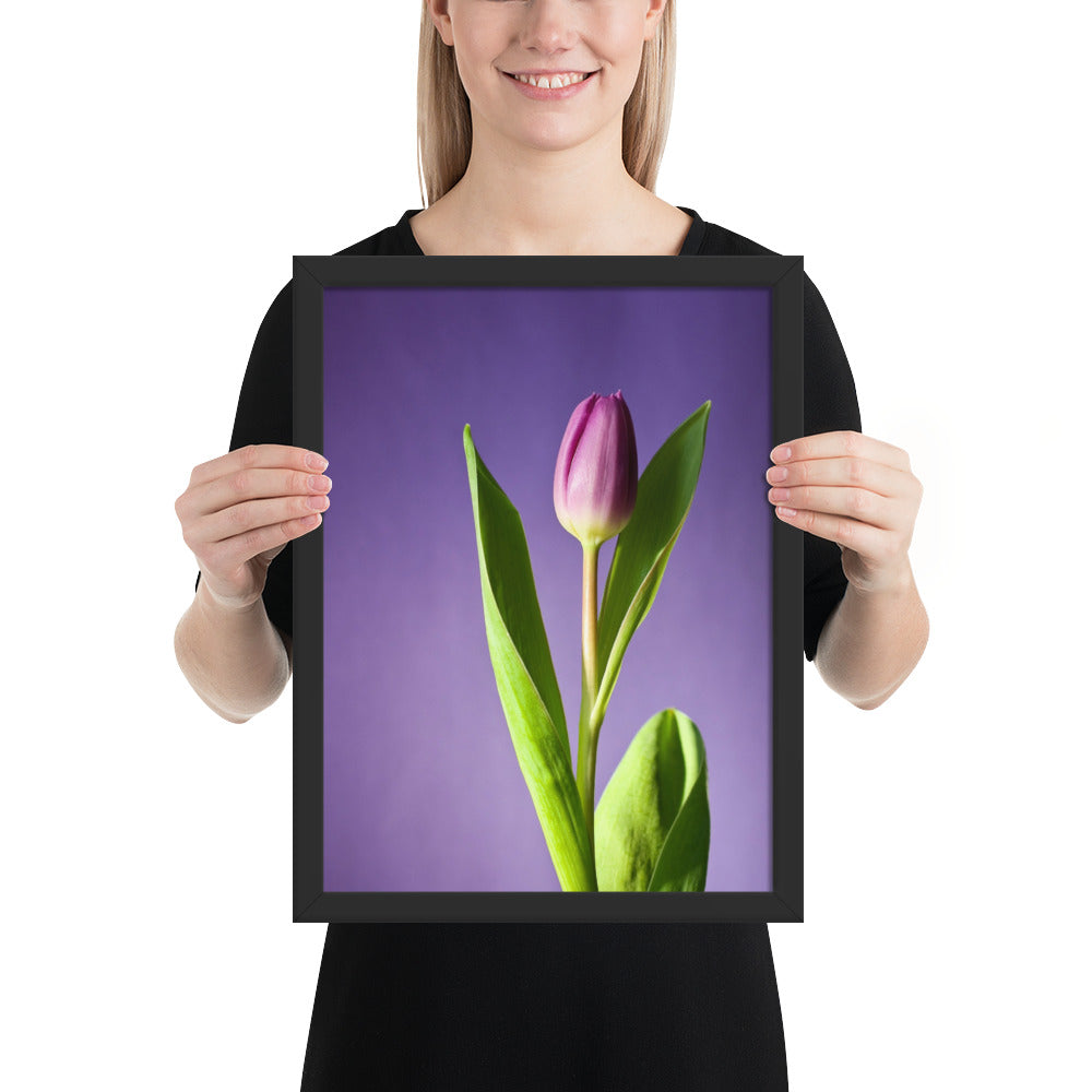 Tableau Fleur Violet Pastel | Lofty Trend