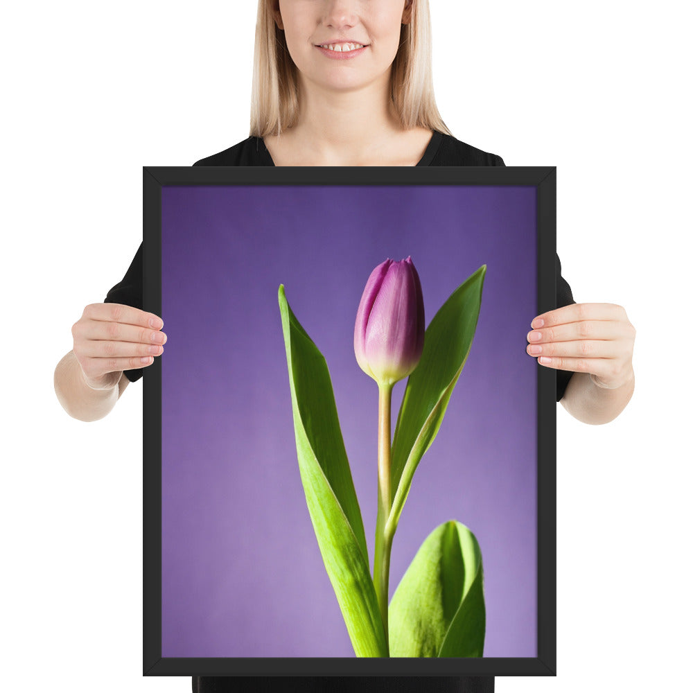 Tableau Fleur Violet Pastel | Lofty Trend