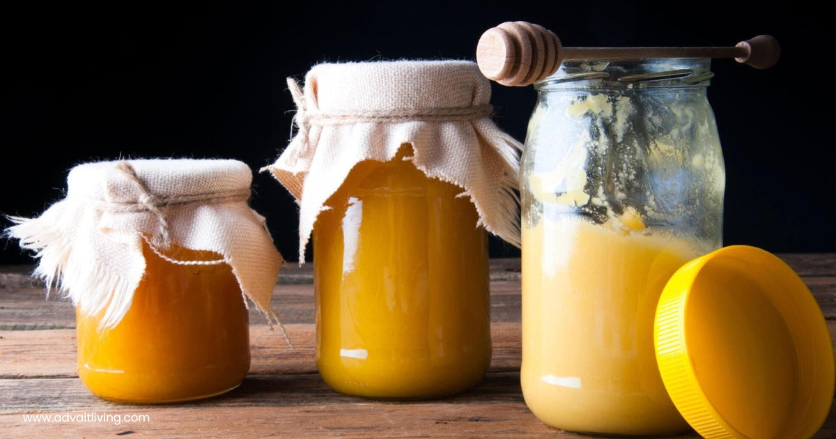 Crystallised honey appears waxy and opaque