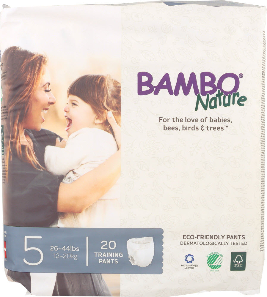 BAMBO NATURE: Diaper Pant raining Size 5, 20 pk - Vending Business Solutions