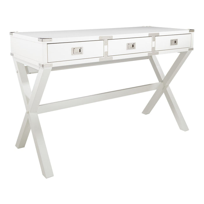 Osp Designs Welp4630 Wh Wellington 46 Desk With Power In White