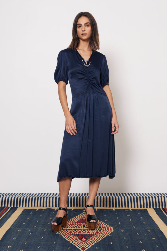 Allegra Square Neck Dress - Ella Sol