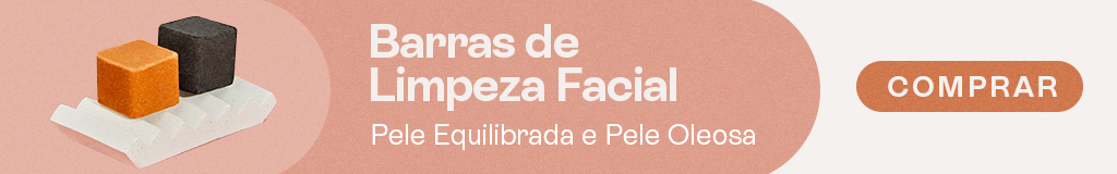 Banner sobre barra de limpeza facial B.O.B para pele equilibrada e oleosa