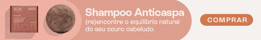 Banner sobre shampoo anticaspa B.O.B