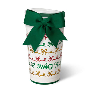 Christmas Bows Party Cup 24oz - She Chester 