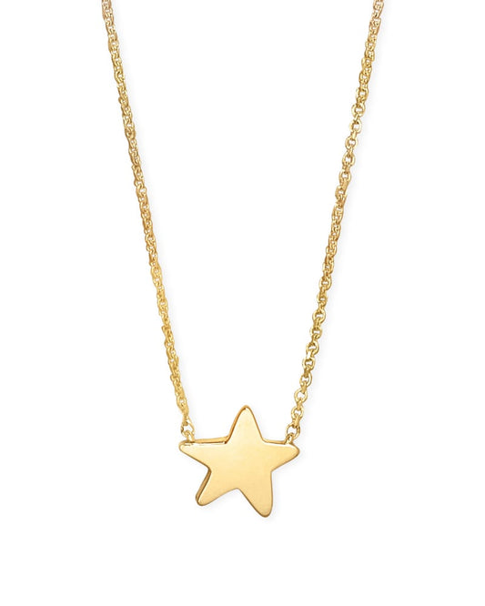 Kendra Scott Jae Star Pendant Necklace in 18K Gold Vermeil