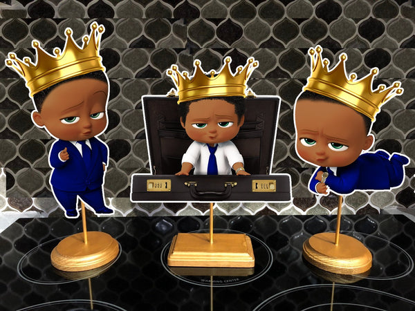 Download King Afro American Boss Baby Party Centerpieces Balloonsforeverythingonline