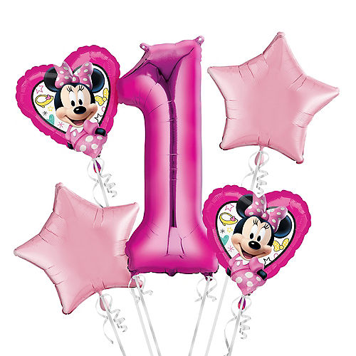 baby minnie mouse balloon decorations