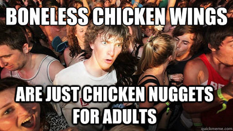 Boneless Chicken Wings Are Chicken Nuggets