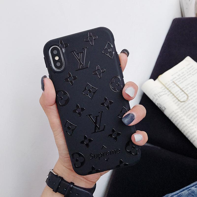 Supreme And Black Louis Vuitton iPhone XS Bumper Case