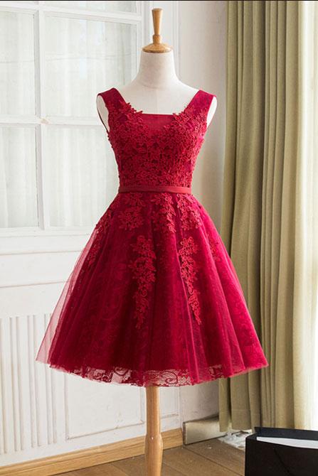 red homecoming dresses cheap