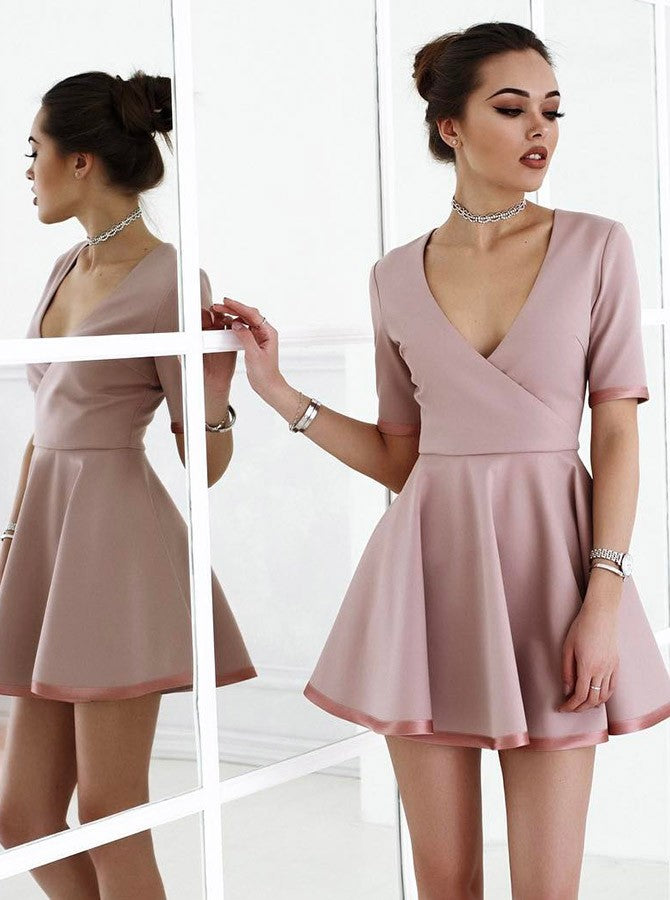 simple dresses with sleeves